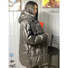 Пуховик Diffberd, размер 58/60, черный
