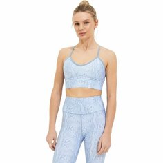 Топ спортивный Reebok Id Train Aop Bra W, размер L INT, cиний