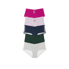 Трусы Victorias Secret, комплект из 5 шт., размер L, мультиколор