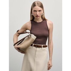 Майка Zarina, размер M (RU 46)/170, Шоколадный