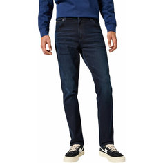 Джинсы зауженные Wrangler Men Texas Slim Jeans, размер 38/32, темно-синий