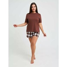Пижама Sheyxiza clothes, размер M, коричневый