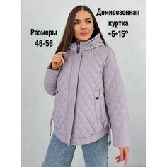 Куртка , размер 54(54-56), лавандовый Нет бренда
