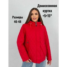 Куртка , размер 54(54-56), красный Нет бренда