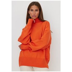 Свитер KIVI CLOTHING, размер 40-46, , оранжевый