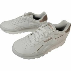 Кроссовки Reebok Rewind Run, полнота F, размер 6,5 US, белый/золотой