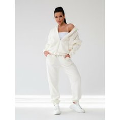 Костюм спортивный MoloNa, размер 48-50, экрю