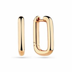 Серьги Diamant online, красное золото, 585 проба, длина 2.4 см