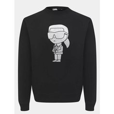 Свитшот Karl Lagerfeld, размер XXL, , черный