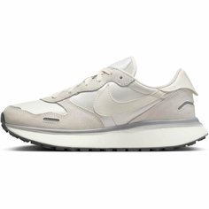 Кроссовки NIKE W PHOENIX WAFFLE, полнота F (EU)/ на среднюю стопу, размер 7,5 US, белый/черный/серый