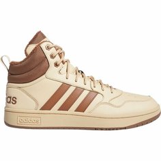 Кеды adidas Hoops 3.0 Mid Wtr, полнота F, размер 11 UK, коричневый