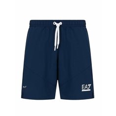Шорты EA7 EMPORIO ARMANI, размер L, синий