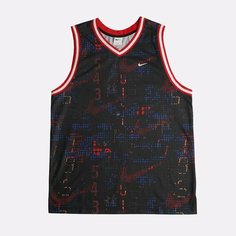 Майка NIKE DNA Tanktop, 1 шт., размер L, черный/красный