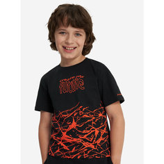 Футболка Demix, размер 146-152, красный/черный