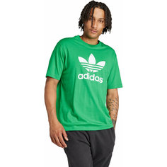 Футболка adidas Adicolor Trefoil Tee, размер L INT, зелёный
