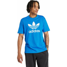 Футболка adidas Adicolor Trefoil Tee, размер M INT, cиний