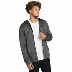 Толстовка спортивная Under Armour Armour Fleece Fz Hoodie, размер L, , серый 025