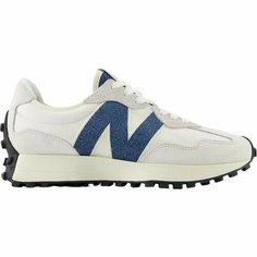 Кроссовки New Balance 327, размер 6,5 US, белый/синий