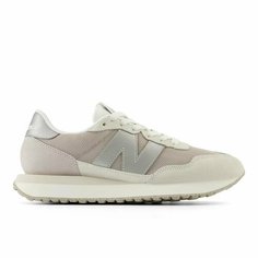 Кроссовки New Balance 237, полнота F, размер 5,5 US, бежевый/серый