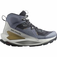 Ботинки Salomon Elixir Mid Gtx, размер 7.5 UK, серый/синий