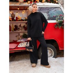 Костюм спортивный KARACHTEX, размер 46-50, черный