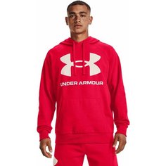 Худи спортивное Under Armour Rival Fleece Big Logo Hoodie, размер XL, , красный, белый, мультиколор