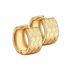 Серьги Diamant online, красное золото, 585 проба, длина 1.2 см