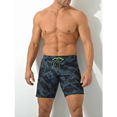 Шорты для плавания Империя белья Плавательные шорты PW SOLID BOARDSHORT, размер 56, черный, серый