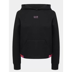 Худи EA7 EMPORIO ARMANI, размер M, , черный