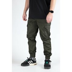 Брюки карго BLK CROWN, размер XL, темно-оливковый