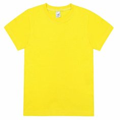Футболка BONITO KIDS Базовая коллекция, размер 8, желтый