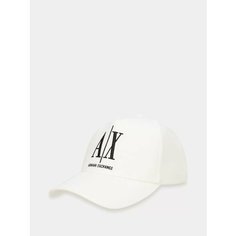 Бейсболка Armani Exchange для мужчин, размер OneSize, белый