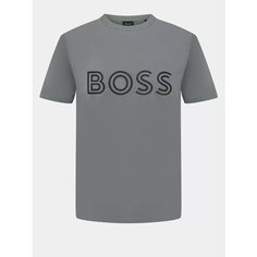 Футболка BOSS, размер XL, серый