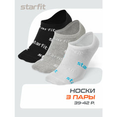 Носки Starfit, комплект, 3 пары, размер 39/42, мультиколор №1