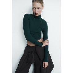 Свитер Befree SMART, размер S, , темно-зеленый