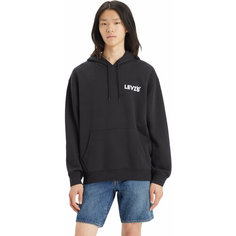 Худи Levis Men Relaxed Graphic Hoodie, размер L, , черный Levis®