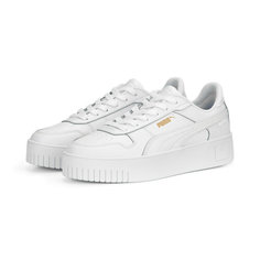 Кеды PUMA Carina Street, размер 7 UK, Puma White-Puma White-Puma Team Gold