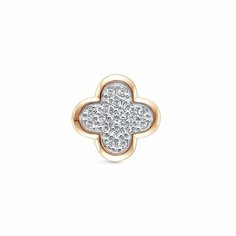Подвеска Diamant online, красное золото, 585 проба, фианит, бесцветный