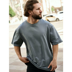 Футболка TEMINO, 1 шт., размер 3XL-4XL, серый