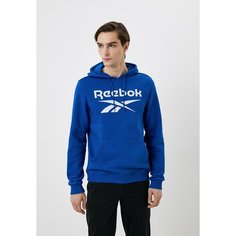 Худи спортивное Reebok Identity Fleece Stacked Logo Pullover Hoodie, размер XS INT, , синий