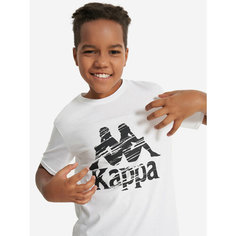 Футболка Kappa, размер 122-128, белый