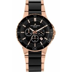 Наручные часы JACQUES LEMANS High Tech Ceramic, черный