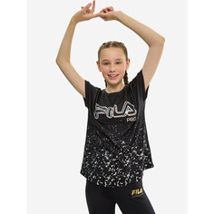 Футболка Fila, размер 122-128, черный