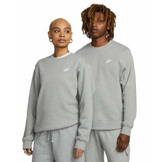 Свитшот спортивный NIKE Sportswear Club Crew, размер XS, , dark grey heather/white