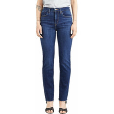 Джинсы зауженные Levis Women 724 High Rise Straight Jeans, размер 25/32, синий Levis®