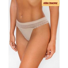 Трусы Alla Buone, размер 52, бежевый