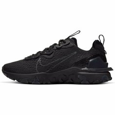 Кроссовки NIKE React Vision, полнота F, размер 7,5 US, чёрный