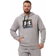 Худи Under Armour Rival Fleece Graphic Hoodie, размер MD, , серый