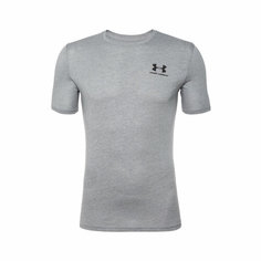 Футболка спортивная Under Armour Sportstyle Logo, размер M, gray