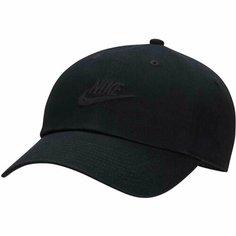 Бейсболка NIKE CLUB UNSTRUCTURED FUTURA WASH CAP для мужчин, размер 52/56, черный